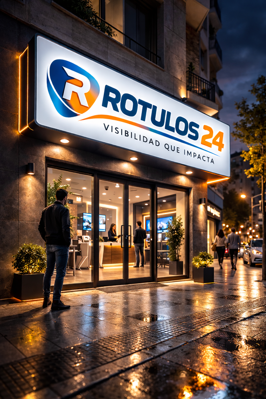 Cajón luminoso de Metacrilato