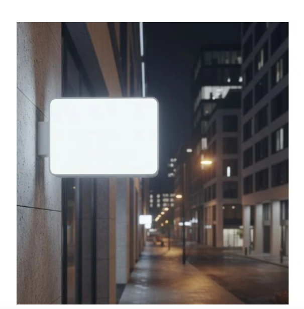 Banderola con LED Cuadrada